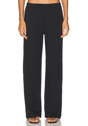 LESET Nando Lounge Pant in Black - Black. Size M (also in ).