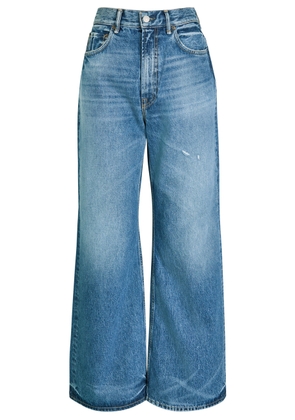 Acne Studios Distressed Wide-leg Jeans - Mid Blu - 24 (W24 / UK6 / XS)