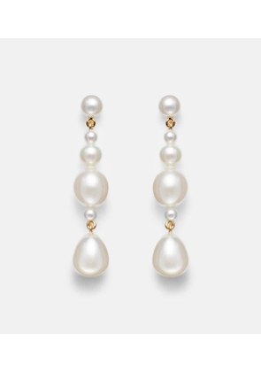 Sophie Bille Brahe Petite Amis De La Perle 14kt gold earrings with freshwater pearls