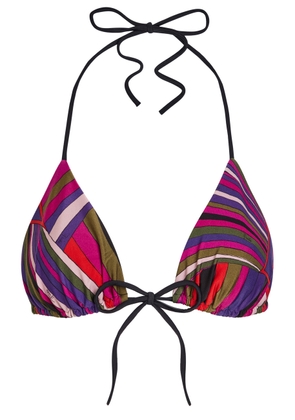 Pucci Printed Bikini top - Multicoloured 1 - M (UK12 / M)