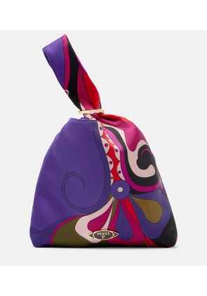 Pucci Orchidee silk twill tote bag