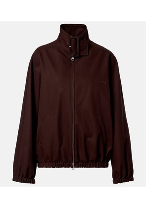 Courreges Cotton twill bomber jacket