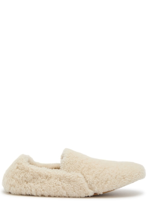 LE Monde Beryl Orlando Mocassin Shearling Flats - Cream - 38 (IT38 / UK5)