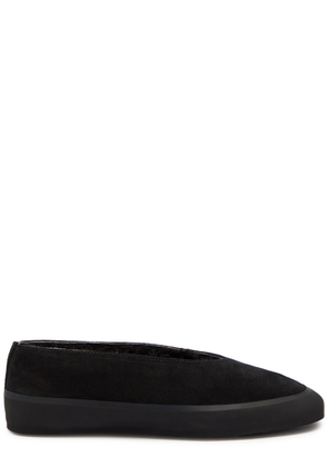 LE Monde Beryl Apres Ski Suede Ballet Flats - Black - 41 (IT41 / UK8)