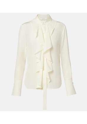McQueen Ruffled silk blouse