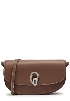 Savette Tondo Leather Shoulder bag - Taupe - One Size