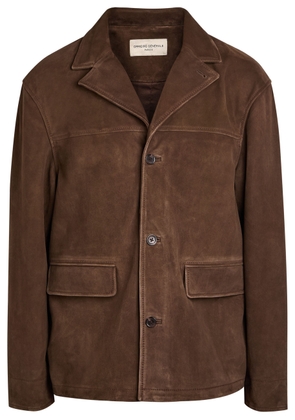 Officine Générale Erickson Suede Jacket - Brown - L