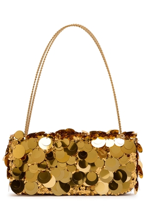 Rabanne Embellished Metallic Leather Shoulder bag - Gold - One Size