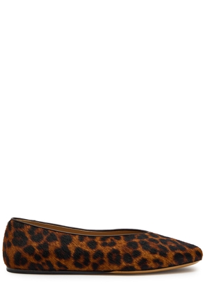 LE Monde Beryl Regency Leopard Calf-hair Ballet Flats - 41 (IT41 / UK8)