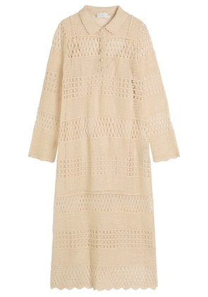 Zimmermann Wanderlust Sun Crochet Cotton-blend Midi Dress - Natural - 1 (UK 10 / S)