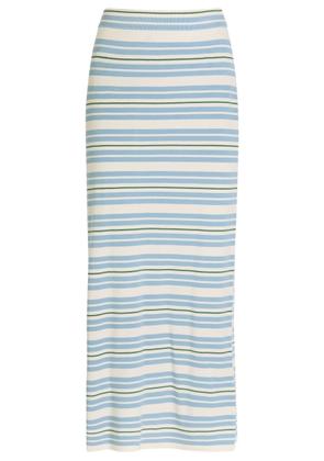 Zimmermann Rebellion Striped Knit Midi Skirt - Multicoloured 1 - 1 (UK 10 / S)