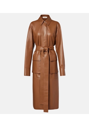 Joseph Okabe leather coat