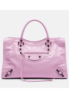 Balenciaga Le City Medium leather tote bag