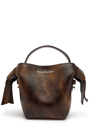 Acne Studios Musubi Mini Leather Shoulder bag - Brown - One Size