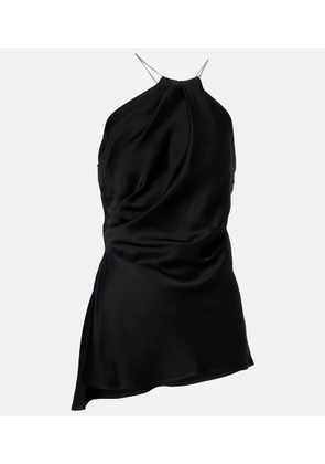 Victoria Beckham Draped satin top
