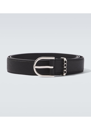 Gucci Gucci Script leather belt