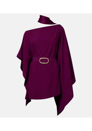Taller Marmo Taylor belted one-shoulder kaftan