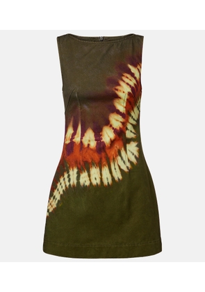 Alemais Marilyn dyed denim minidress