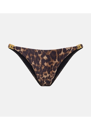 Nili Lotan Leopard-print bikini bottoms