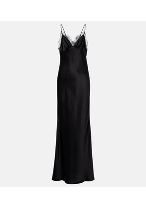 Nili Lotan Sylas silk satin gown