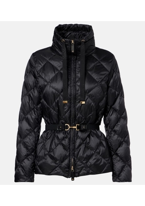 Max Mara Belted quilted down jacket