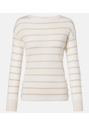 Max Mara Striped cashmere and silk sweater