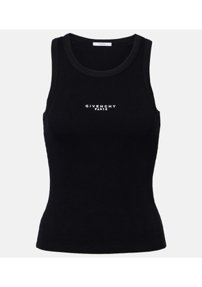 Givenchy Paris logo cotton tank top
