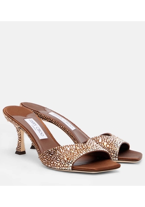 Jimmy Choo Skye 70 embellished mules