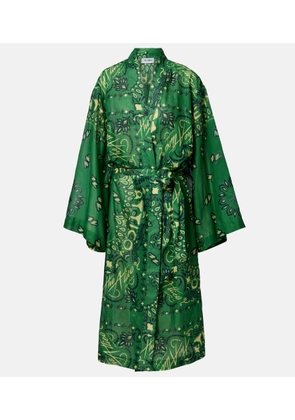 The Attico Bandana cotton muslin kaftan