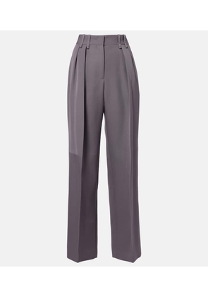 Jil Sander Pleated wool wide-leg pants