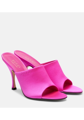 Gucci 95 satin mules