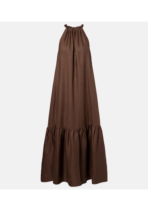 Asceno Linen maxi dress