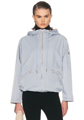 Moncler Cassiopea Jacket in Medium Blue - Baby Blue. Size 0/XS (also in 1/S, 2/M, 3/L).