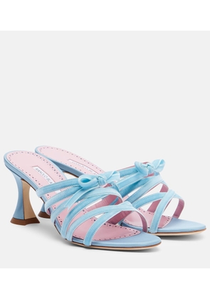 Manolo Blahnik Clementel 70 velvet mules