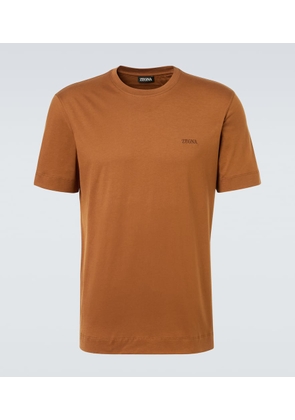 Zegna Logo cotton jersey T-shirt