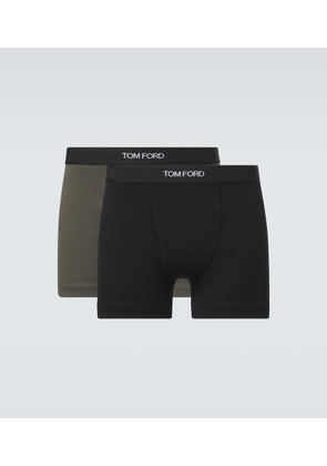Tom Ford Set of two cotton-blend boxer briefs