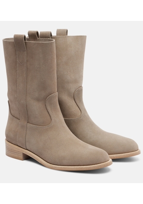 Aquazzura Cavaliere suede ankle boots