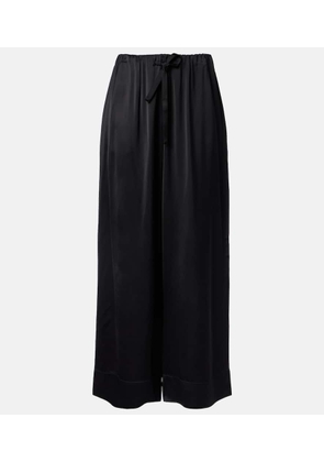 Toteme Satin wide-leg pants