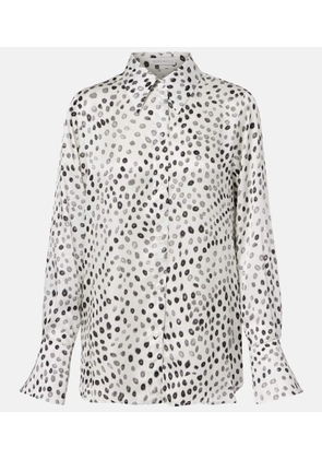 Nina Ricci Printed satin blouse