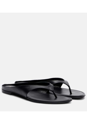 Herbert Levine Sun-kissed leather thong sandals
