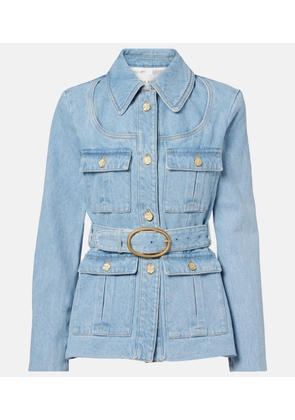 Nina Ricci Belted denim jacket