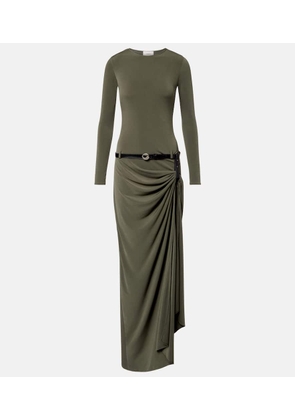 Coperni Suspended draped jersey gown