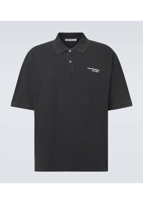 Acne Studios Cotton pique polo shirt