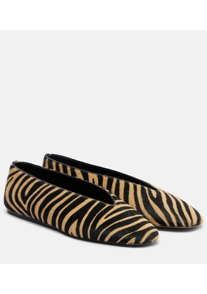 Le Monde Beryl Luna calf hair ballet flats