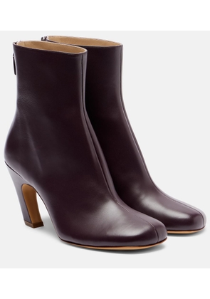 Le Monde Beryl Mica 80 leather ankle boots