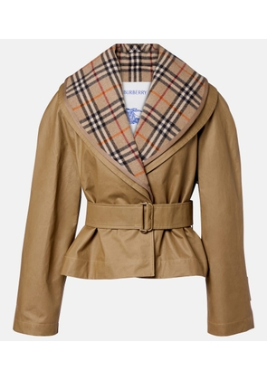 Burberry Burberry Check cotton jacket