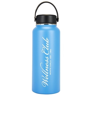 Sporty & Rich Wellness Club Water Bottle in Juniper - Blue. Size all.