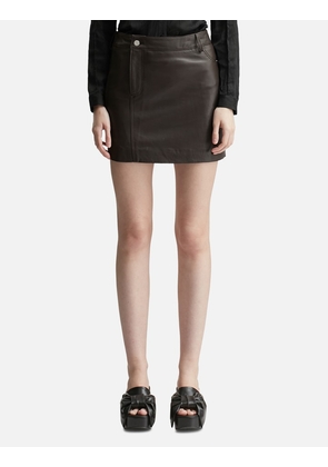 Sia Leather Skirt