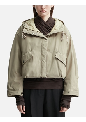 Eucalyptus Hooded Short Down Jacket