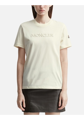 Embroidered Tonal Logo Cotton T-Shirt